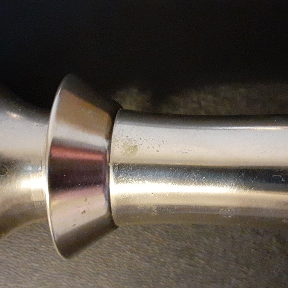 Beaded silver tea light holder - Picture 6 of 6